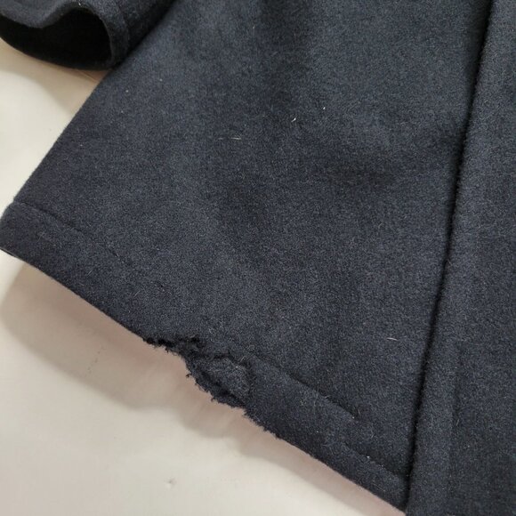 DSCP Double Breasted Peacoat Men Black 42L Quarterdeck Collection Wool US Navy - Picture 4 of 4